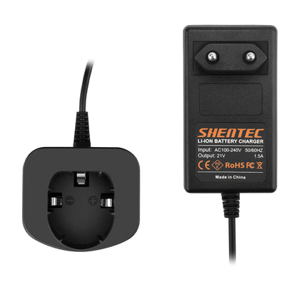 SHENTEC 18V Akkuladegerät für RYOBI BPL18151/P105/P106/P108/P102/CMD-1802/CMI-1802