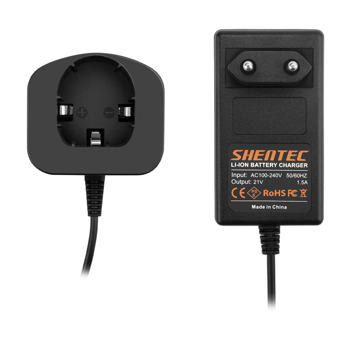SHENTEC 18V Akkuladegerät für RYOBI BPL18151/P105/P106/P108/P102/CMD-1802/CMI-1802