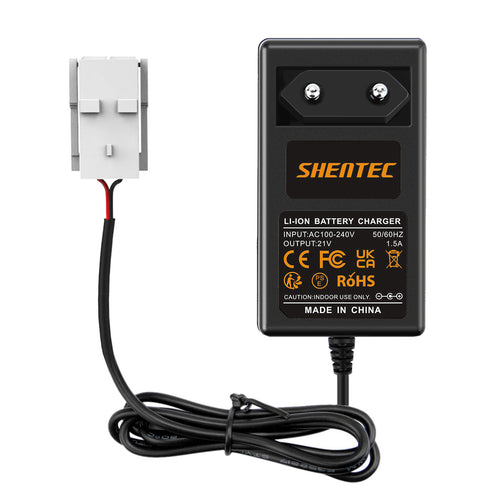 SHENTEC 20V Li-Ionen-Akkuladegerät für Worx 50032492 50032774 WA3230 WA3231 WR105SI