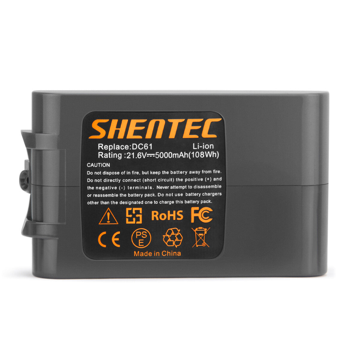 SHENTEC 21.6V 5000mAh Li-Ion Ersatzakku Für Dyson V6 DC58 DC72 DC61 DC62 DC74 DC59 965874-02