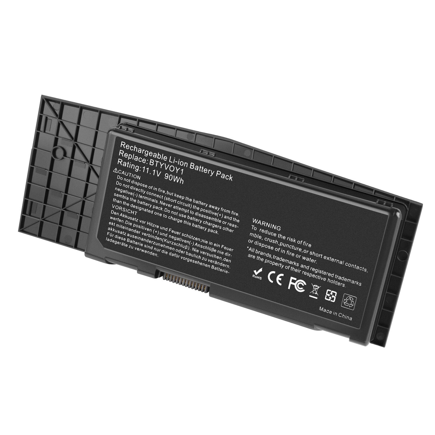 11.1V C0C5M CN-07XC9N BTYVOY1 7XC9N Akku für Dell Alienware M17x R3 M17x R4