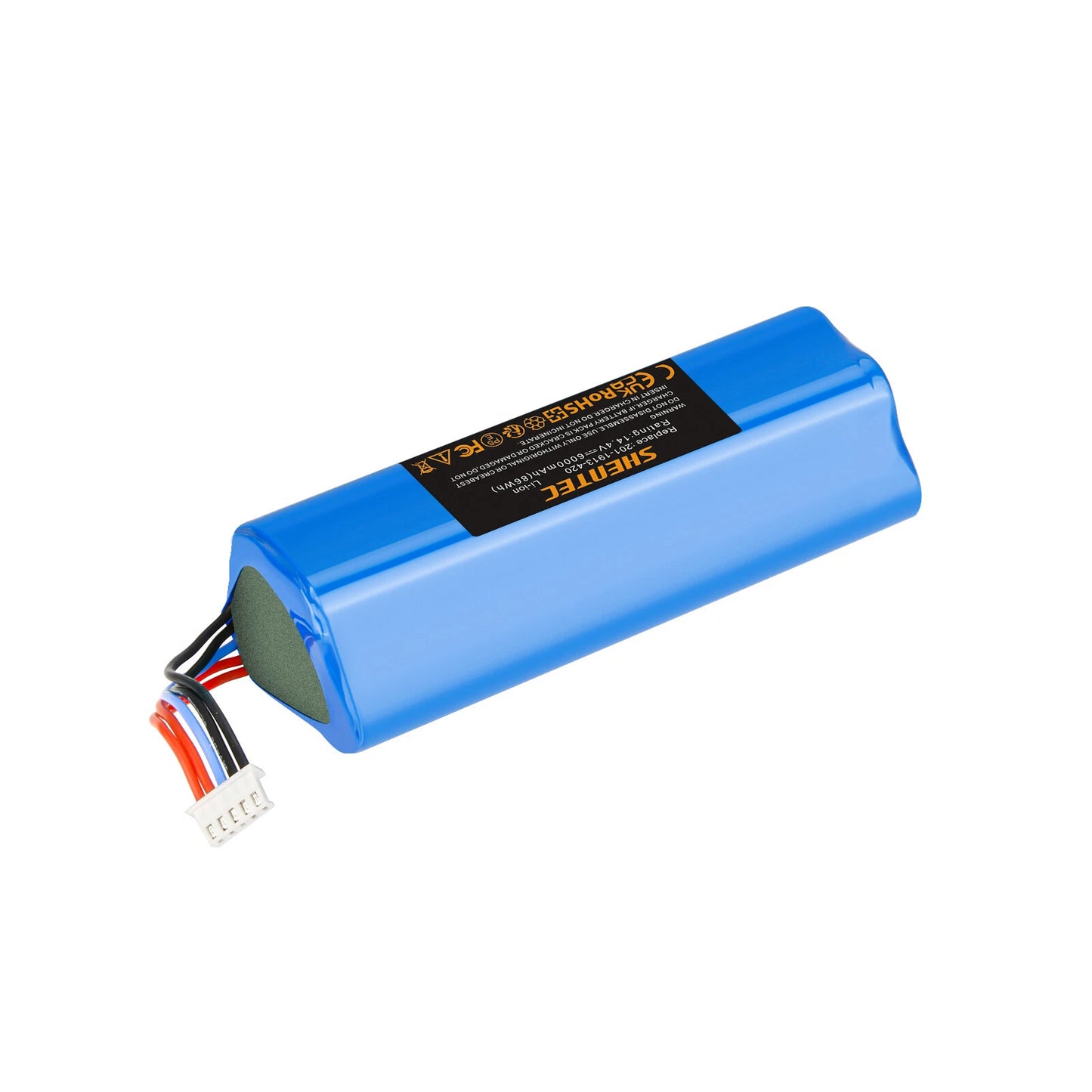 SHENTEC 2x6Ah 14.4V Li-ion Akku für Ecovacs 201-1913-4200 S10-Li-144-5200 DBX11-11/21