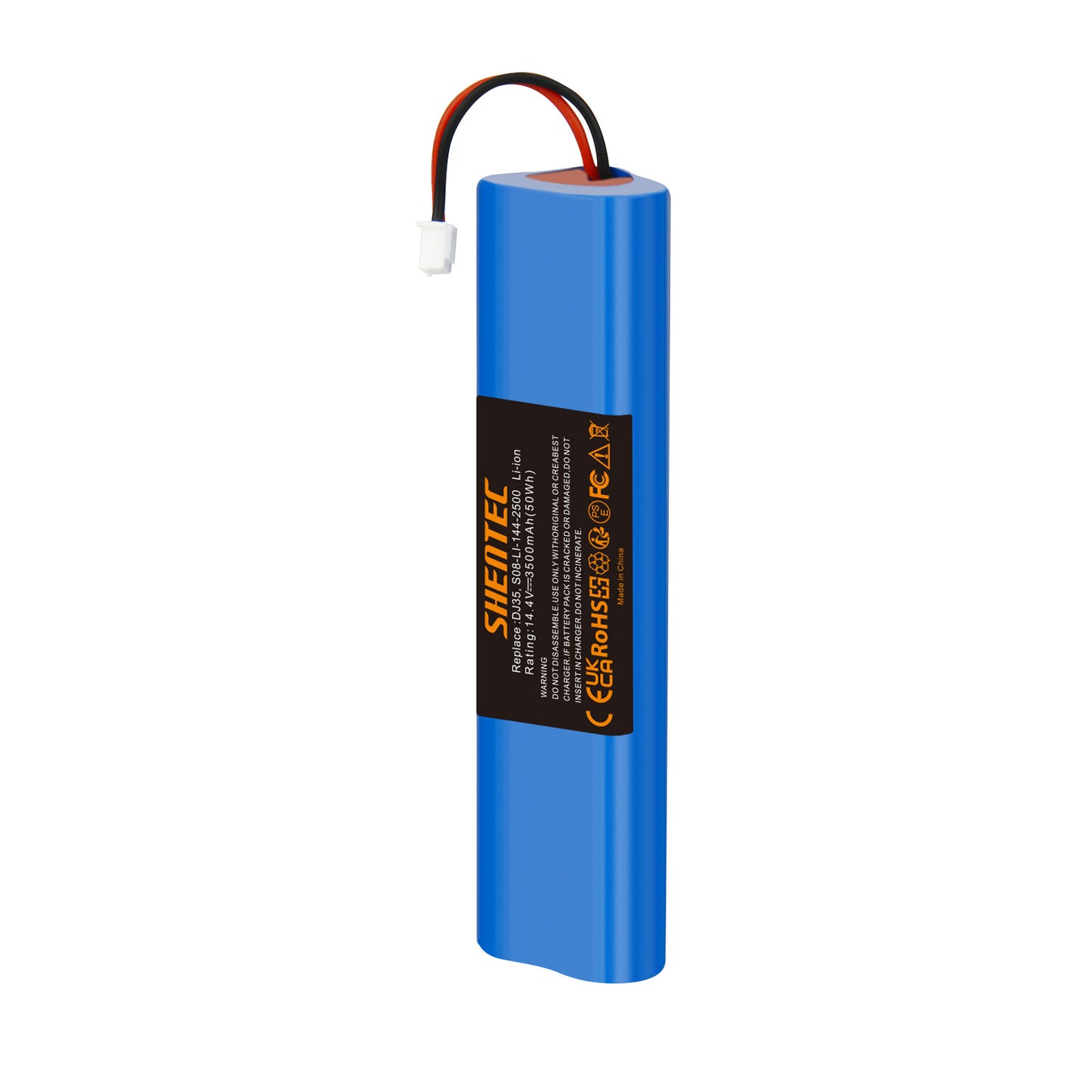 SHENTEC 3500mAh 14.4V Li-Ion-Akku für Ecovacs Deebot DJ35 DJ36 DK35 DK36 DK520 DN520