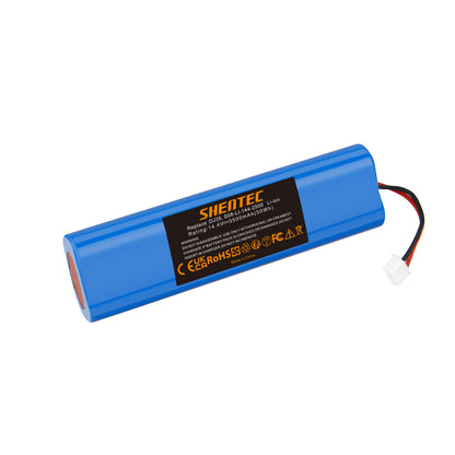 SHENTEC 3500mAh 14.4V Li-Ion-Akku für Ecovacs Deebot DJ35 DJ36 DK35 DK36 DK520 DN520