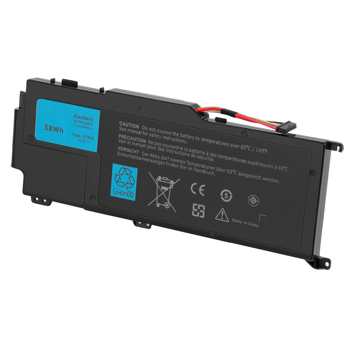 14.8V V79Y0 V79YO 0YMYF6 YMYF6 Akku für Dell XPS 14d‑118 14Z‑L412X 14Z‑L412Z
