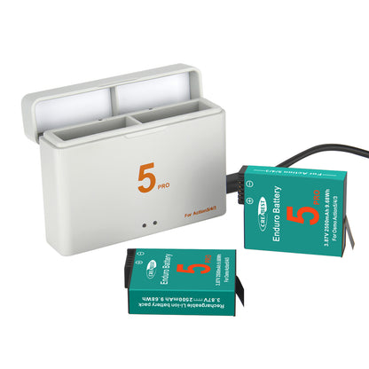 2x Akku+Ladegerät für DJI Osmo Action 5 Pro, Action 4, Action 3