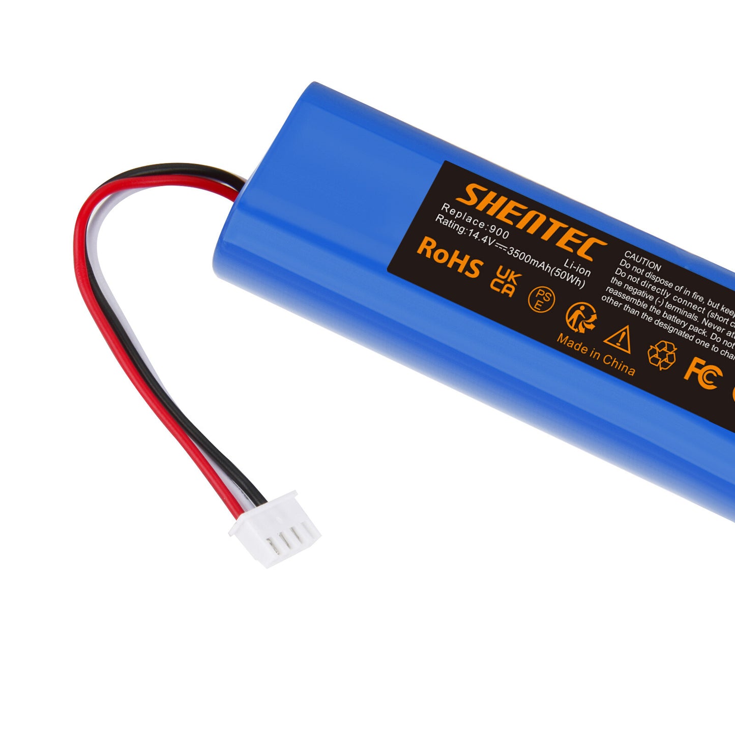 SHENTEC 3.5Ah 14,4V Li-Ion-Ersatzakku für Ecovacs Deebot Ozmo 900 901 905 920 S01-LI-148-2600