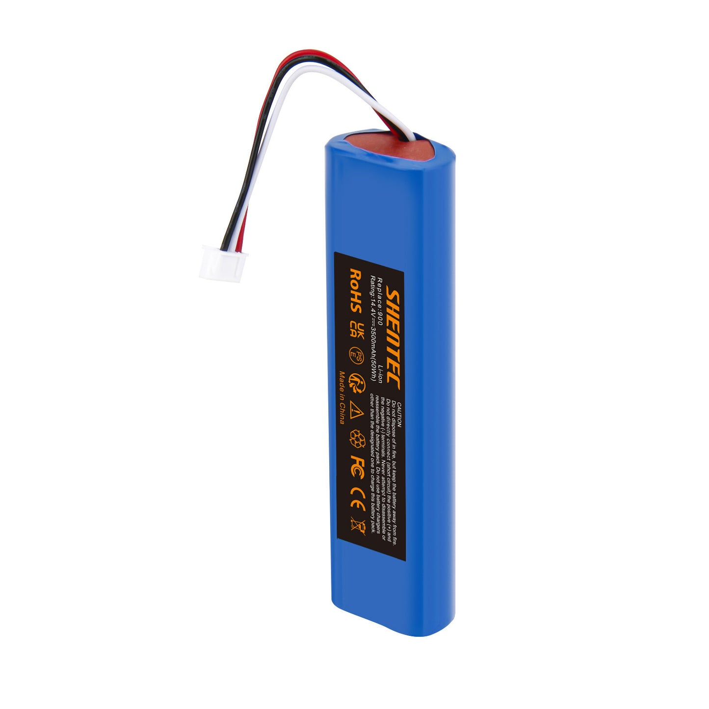 SHENTEC 3.5Ah 14,4V Li-Ion-Ersatzakku für Ecovacs Deebot Ozmo 900 901 905 920 S01-LI-148-2600