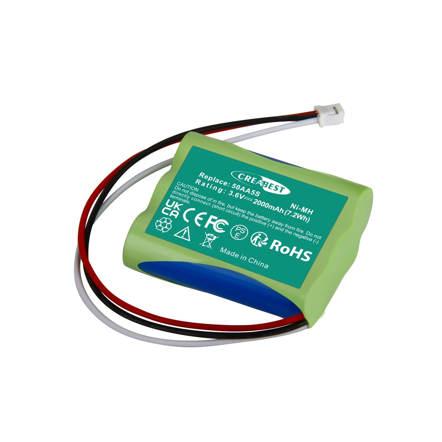 3.6V 2000mAh Ni-MH Ersatzakku für Tonies Toniebox Musicbox Soundbox 50AA5S