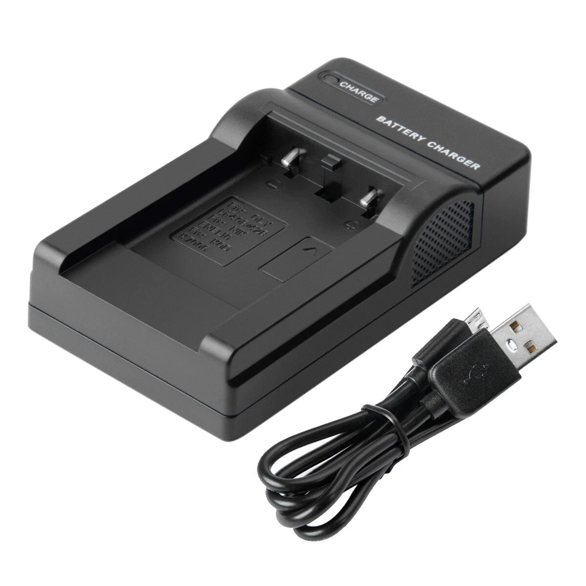 SHENTEC 3.6V 1200mAh Akku für Fujifilm NP-45, Olympus, Nikon EN-EL10 + Ladegerät