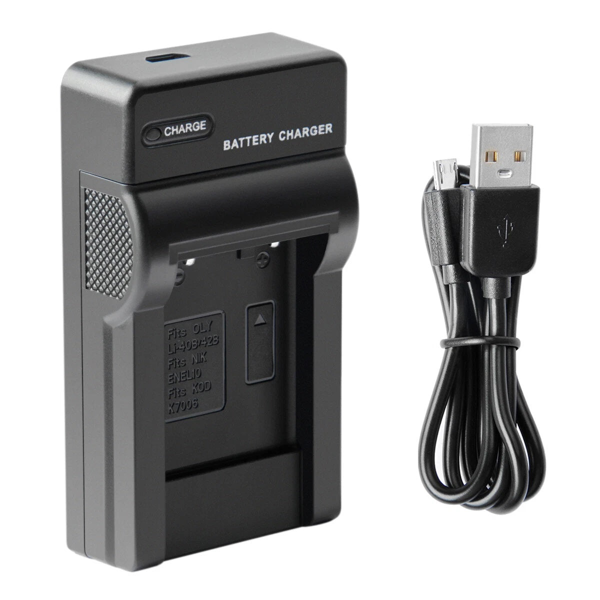 SHENTEC 3.6V 1200mAh Akku für Fujifilm NP-45, Olympus, Nikon EN-EL10 + Ladegerät