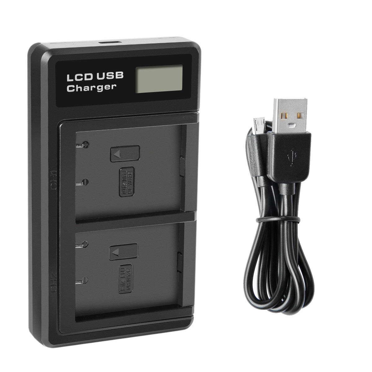 2x NP-W126 W126S Akku+Ladegerät für Fujifilm Fuji X-E1 X-E2 X-E2S X-T10 X-T20