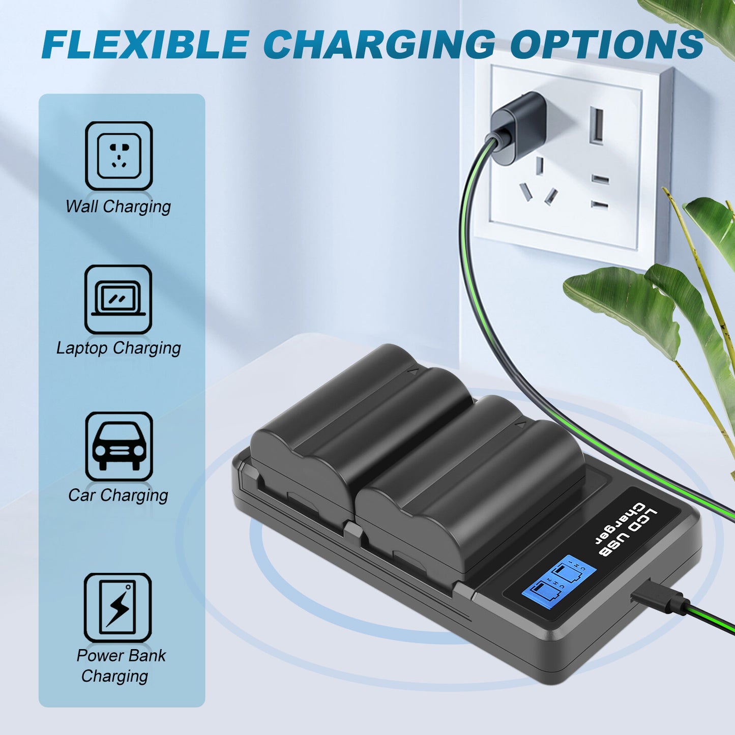 2x NP-W235 Akku + Doppel-Ladegerät für Fujifilm GFX 100S 50S II X-H2S X-T5 XT4 X-T4