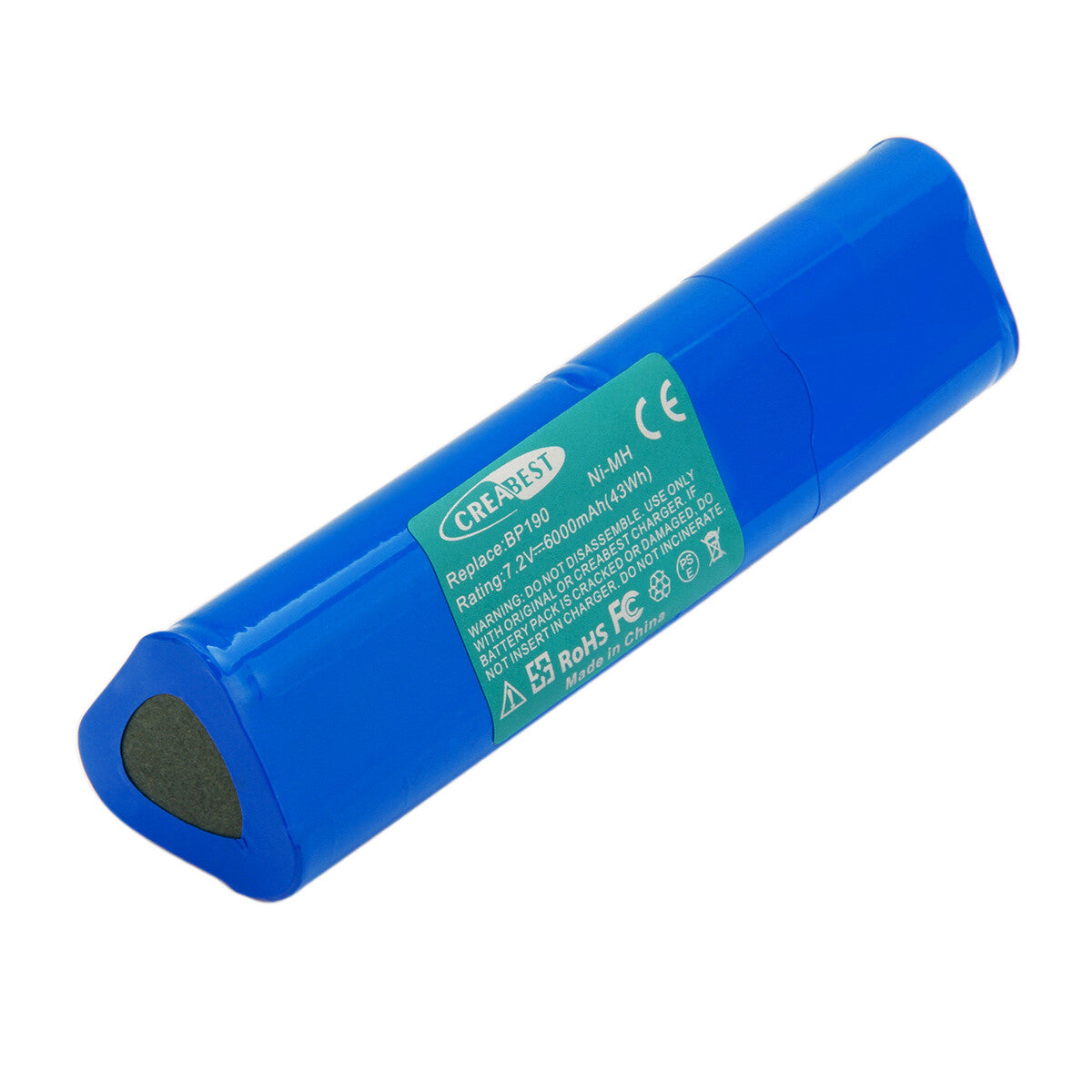7.2V 6Ah Ni-MH Ersatzakku für Fluke BP190 B11432 Scopemeter 192 192B 196 196B 196C