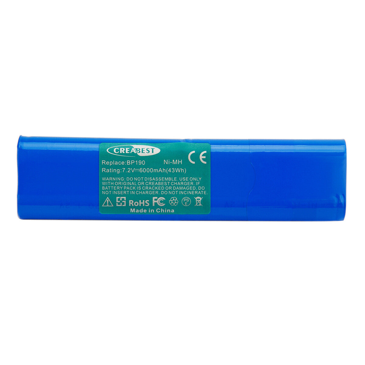 7.2V 6Ah Ni-MH Ersatzakku für Fluke BP190 B11432 Scopemeter 192 192B 196 196B 196C