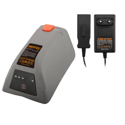 18V 3500mAh Akku + Ladegerät für Gardena 8025-20 Comfort Wand-Schlauchbox 35 roll-up 008A231
