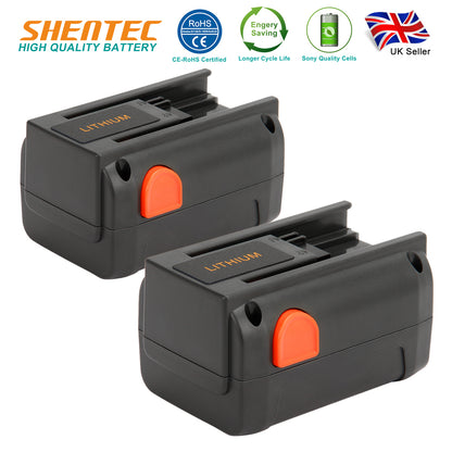 SHENTEC 2X 3000mAh 18V Li-ion-Akkus für Gardena ERGOCUT 48 LI 8878 8839 8835-20 8835-U