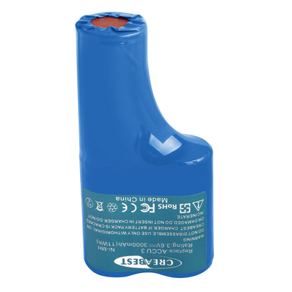 SHENTEC 3.6V 3Ah Ni-MH-Akku für Gardena ACCU3 2500-00.630.00 Gras-Schere Accu3 2315 2500