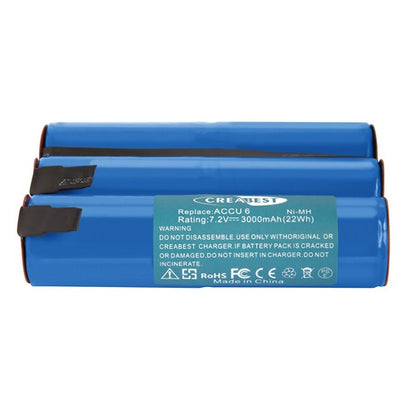 SHENTEC 3000mAh 7.2V NI-MH-AKKU FÜR GARDENA HECKENSCHEREN ACCU 6 BATTERIE 6 RASENSCHEREN ST 6