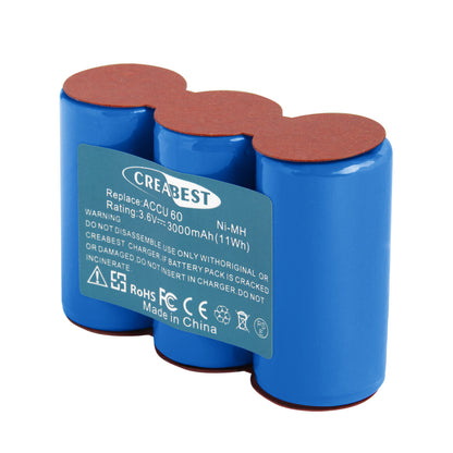 SHENTEC 3.6V 3.0Ah Ni-MH-AKKU FÜR GARDENA ACCU 60 ACCU 45 302768 ACCU45 8808 ACCU60 8800