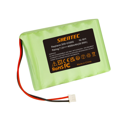 SHENTEC 7.2V 4000mAh Ni-MH-Akku für Honeywell Lynx 5100/5200/5300 300-03866 LCP500-4B