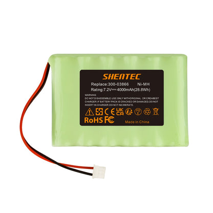 SHENTEC 7.2V 4000mAh Ni-MH-Akku für Honeywell Lynx 5100/5200/5300 300-03866 LCP500-4B