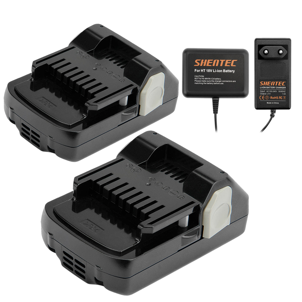 SHENTEC 18V 3.5Ah Akkuladegerät für Hitachi BSL1815X BSL1825 BSL1830 C18DSLP4