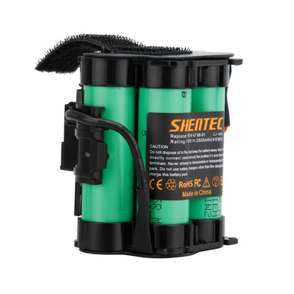 SHENTEC 2X 2.5Ah Li-Ion-Akku für Husqvarna 105 305 308x Gardena R75Li R45Li R70Li