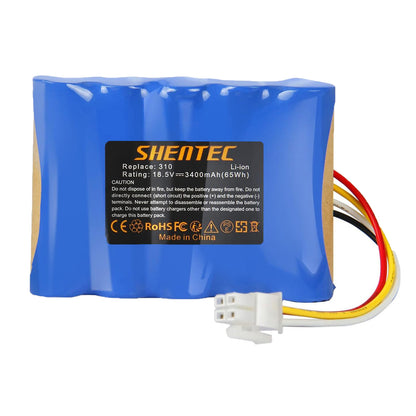 SHENTEC 18.5V 3.4Ah Li-ion-Akku für Husqvarna 584 85 28-01 Gardena Sileno R100Li R130L