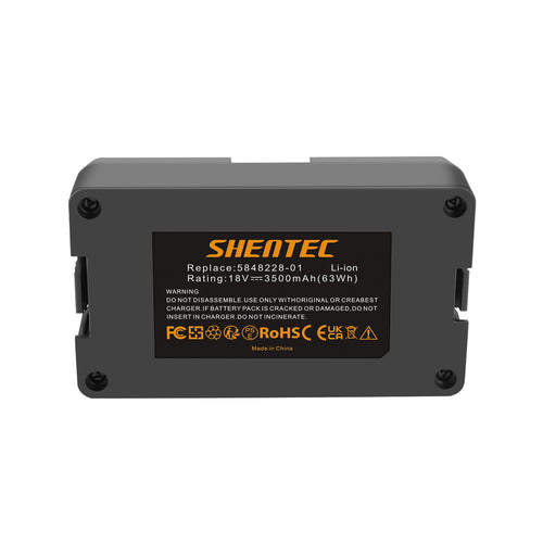 SHENTEC 3000mAH 18V Li-Ion-Akku für Gardena Sileno 2020 City 2018 Sileno+R100L