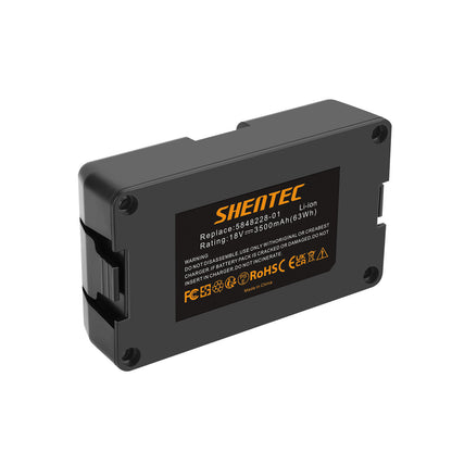 SHENTEC 3500mAH 18V Li-Ion-Akku für Gardena Sileno 2020 City 2018 Sileno+R100L