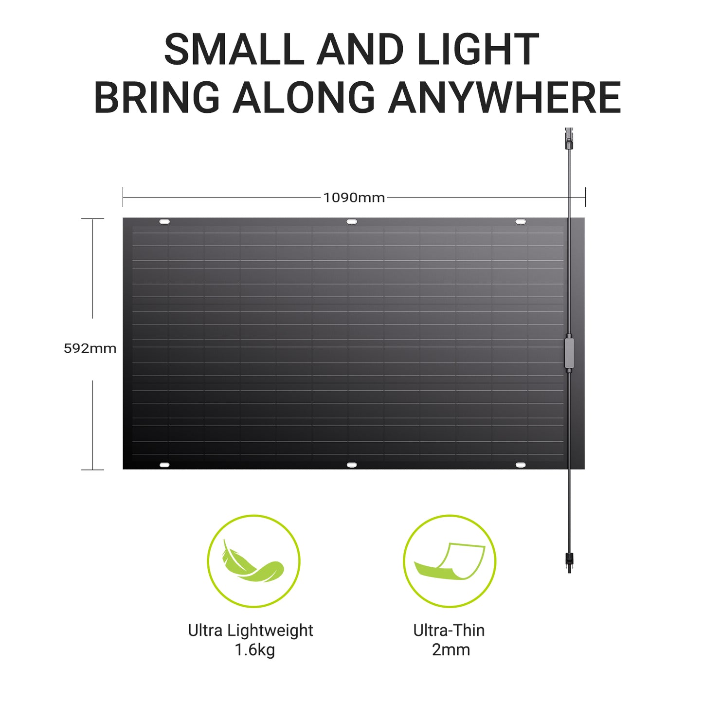 240W flexibles Solarpanel-Set, 2 x 120 W flexible Solarzellenmodule, IP67 für Balkon, Wohnmobil, Auto, Schuppen, Dach, Boot, Off-Grid