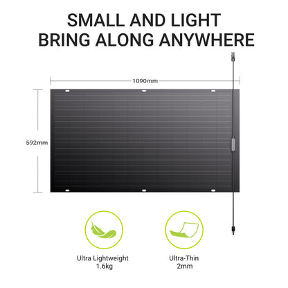 240W flexibles Solarpanel-Set, 2 x 120 W flexible Solarzellenmodule, IP67 für Balkon, Wohnmobil, Auto, Schuppen, Dach, Boot, Off-Grid