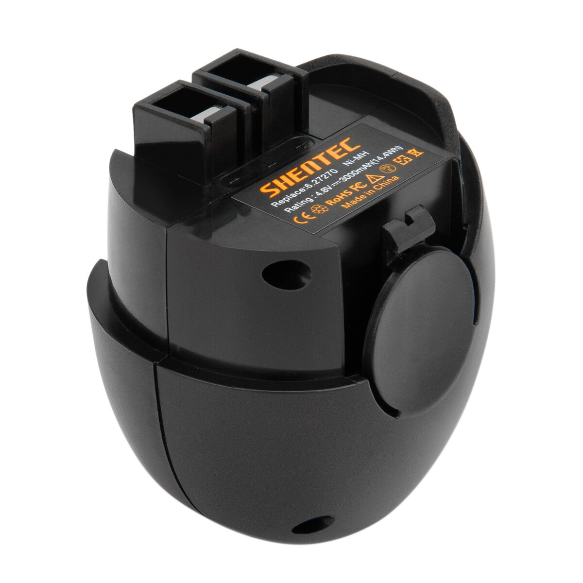 SHENTEC 2x 4.8V 3500mAh Ni-MH Ersatzakku für Metabo Powergrip 2 60005952 6.27270 6.27273