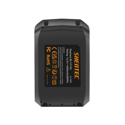 SHENTEC 4000mAh 14.4V LI-ion Austauschakku für Makita BL1413G BL1411G BL1415G HP347DWE JV143D
