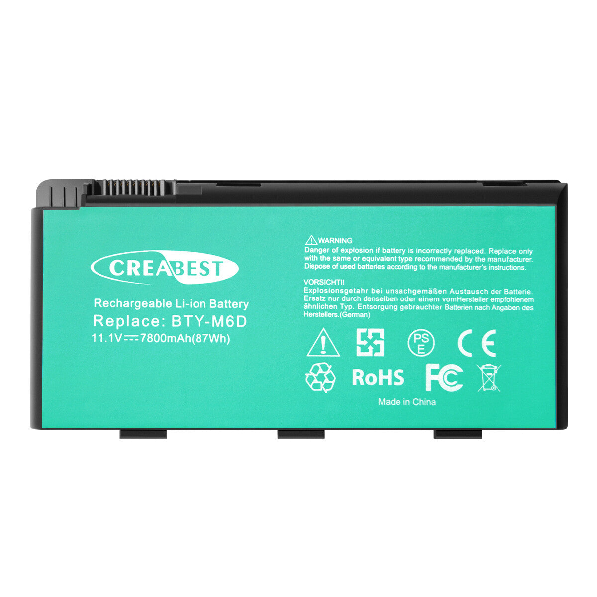 11.1V BTY-M6D 7.8Ah Akku für MSI GT70 GX660 GT660 GT660R GT660R GT680 GT683