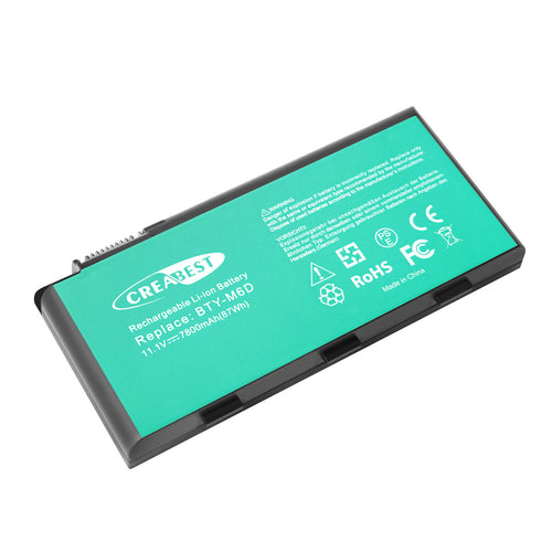 11.1V BTY-M6D 7.8Ah Akku für MSI GT70 GX660 GT660 GT660R GT660R GT680 GT683
