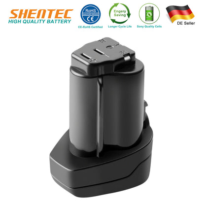 SHENTEC 4.0Ah 10.8V Li-ion-Akku für Metabo 6.25438 625438 6.25439