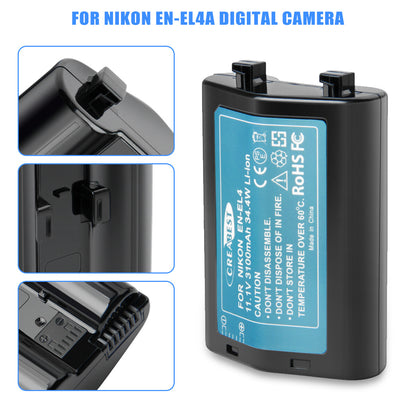 3100mAh EN-EL4 Akku für Nikon EN-EL4e F6 D2X D2Xs D2H D2Hs D3 D3S D3X EN-EL4a