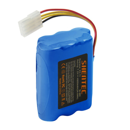 SHENTEC 4800mAh 7.2V Ersatzakku für Neato XV-11 XV-12 XV-14 XV-15 XV-21 XV-25 205-0001