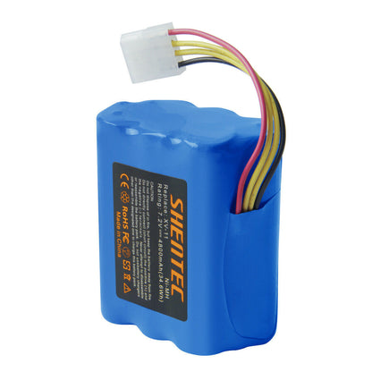 SHENTEC 4800mAh 7.2V Ersatzakku für Neato XV-11 XV-12 XV-14 XV-15 XV-21 XV-25 205-0001