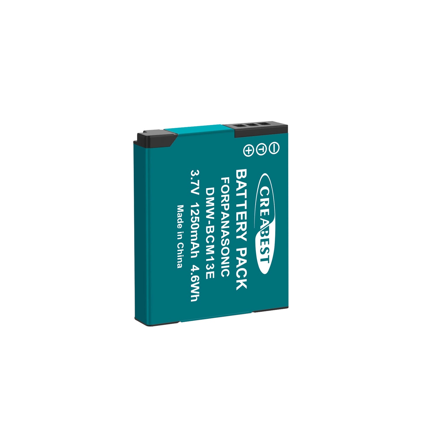 2 Stück DMW-BCM13 1250mAh Akku-Ladegerät für Panasonic Lumix DMC-TZ40S, ZS50, ZS30W