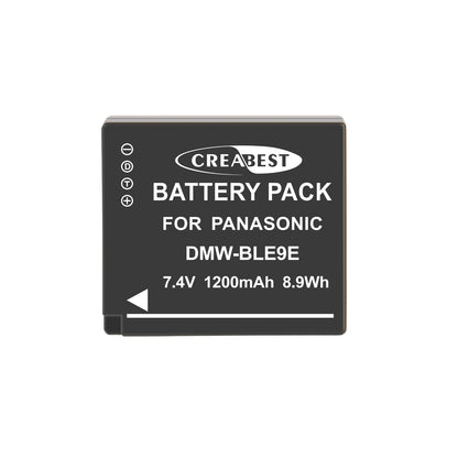 2er-Pack DMW-BLE9E Batterieladegerät Für Panasonic Lumix GF5 GX7 DMC- GF3 DC-G110 GX85