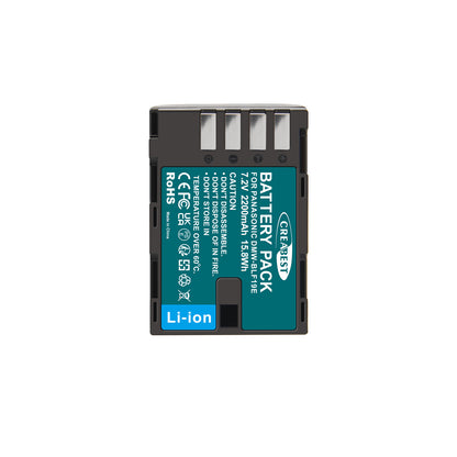 2x DMW-BLF19 Akku & LCD-Ladegerät für Panasonic Lumix GH3 GH4 GH5 GH5M2 GH5S G9