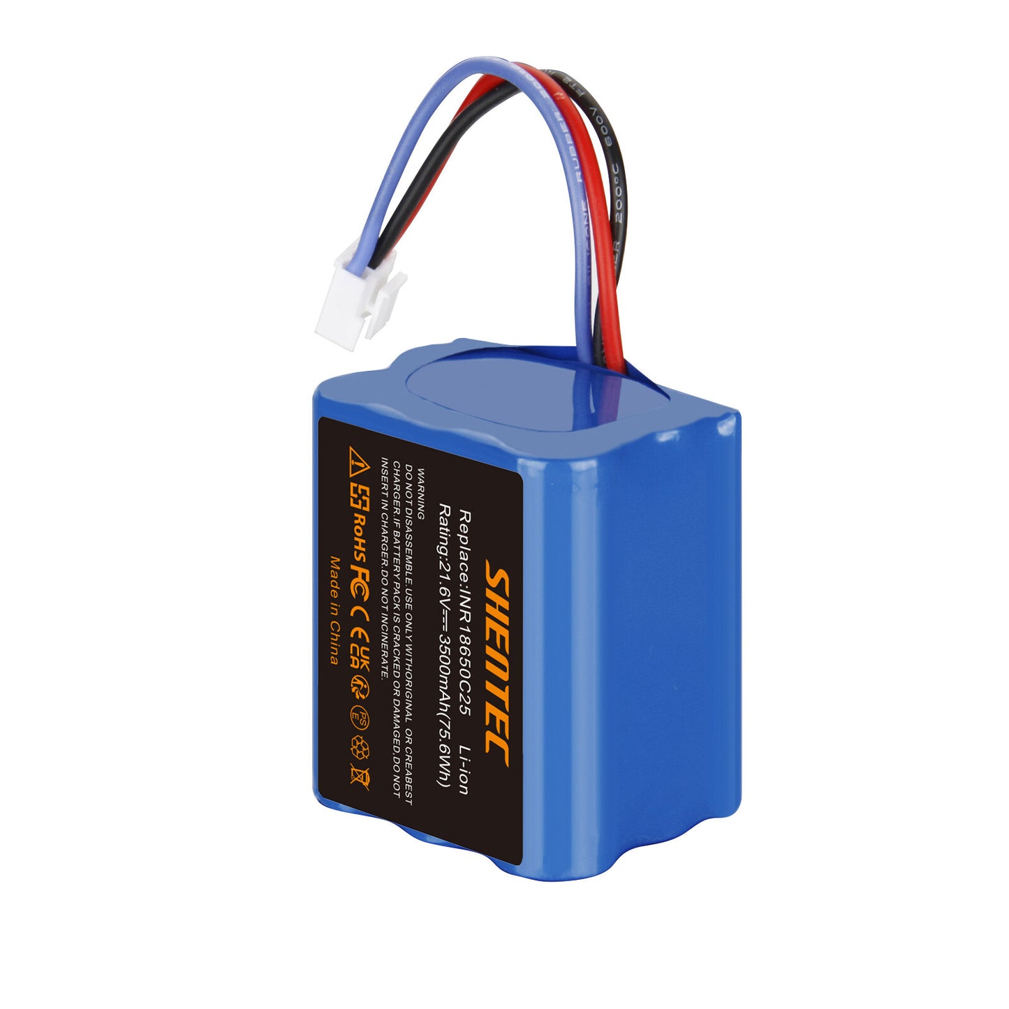 SHENTEC 2x3.5Ah 21,6V Li-Ion-Akku für Philips FC6721/01 FC6722/01 FC6723 FC6726 FC6729