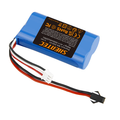 SHENTEC 3Ah 7.4V Li-Ion-Akku für MN D90/91 MN 99/99S RC-Auto Modell H101 H105 RC
