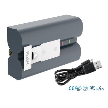 SHENTEC 6.4Ah V4 Wiederaufladbarer Akku Für Ring Video Doorbell 2, 3, 4, Spotlight, Stick Up