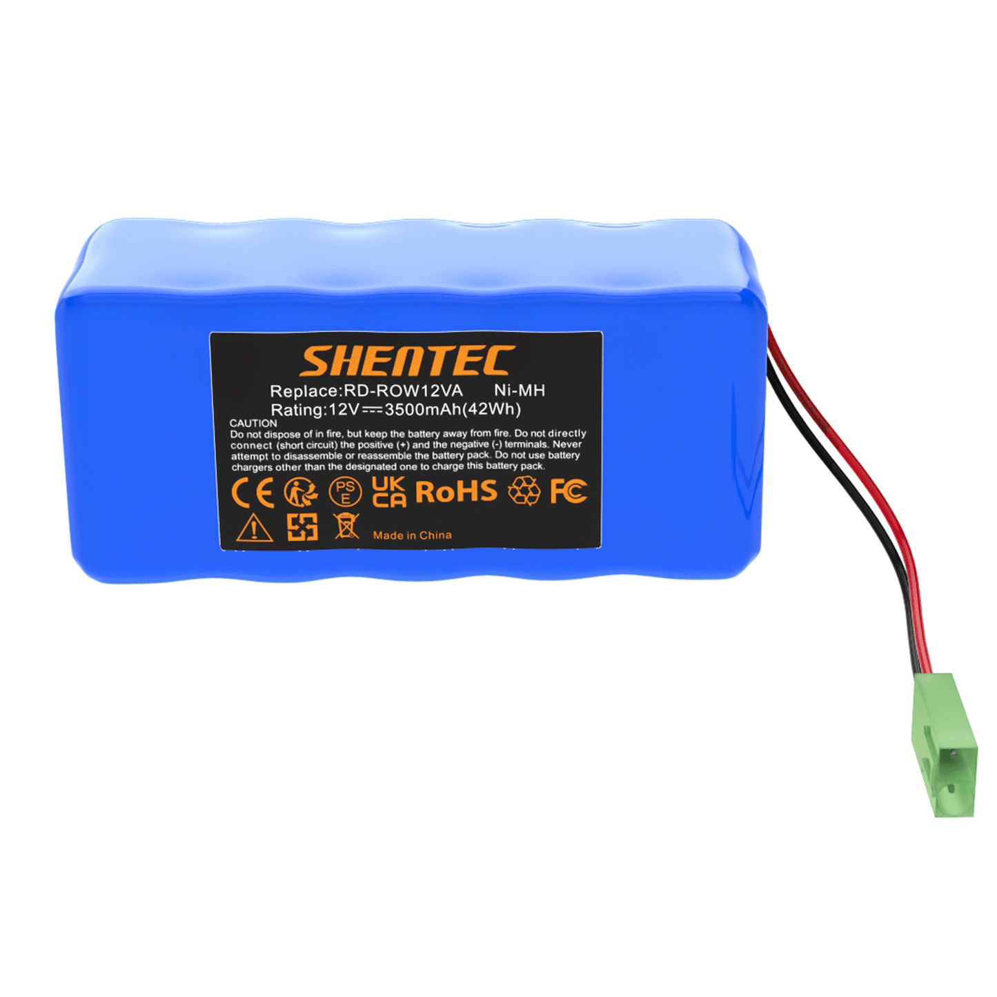 SHENTEC 3,5Ah 12V Ersatzakku für RD-ROW12VA für Rowenta RH846301 RS-Rh5488 RH846501