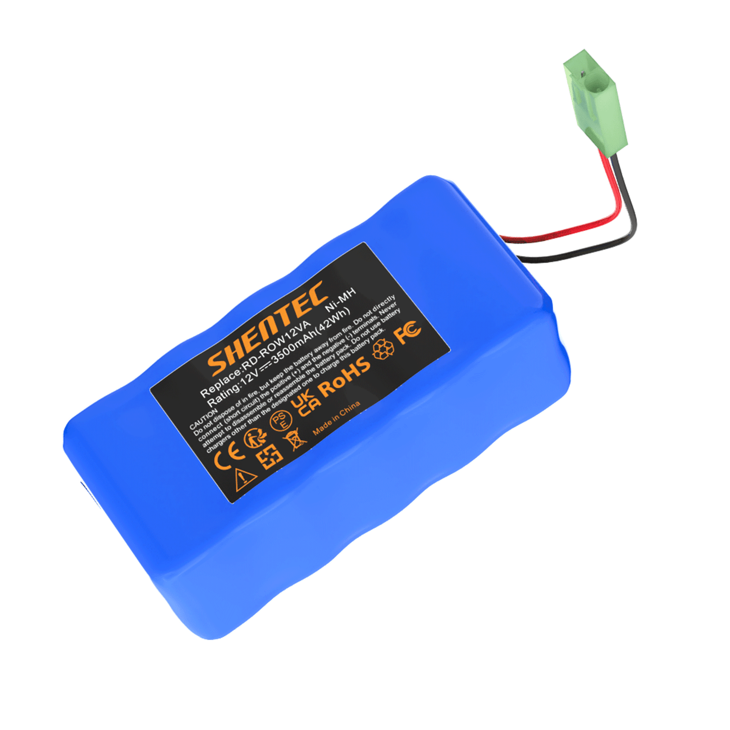 SHENTEC 3,5Ah 12V Ersatzakku für RD-ROW12VA für Rowenta RH846301 RS-Rh5488 RH846501