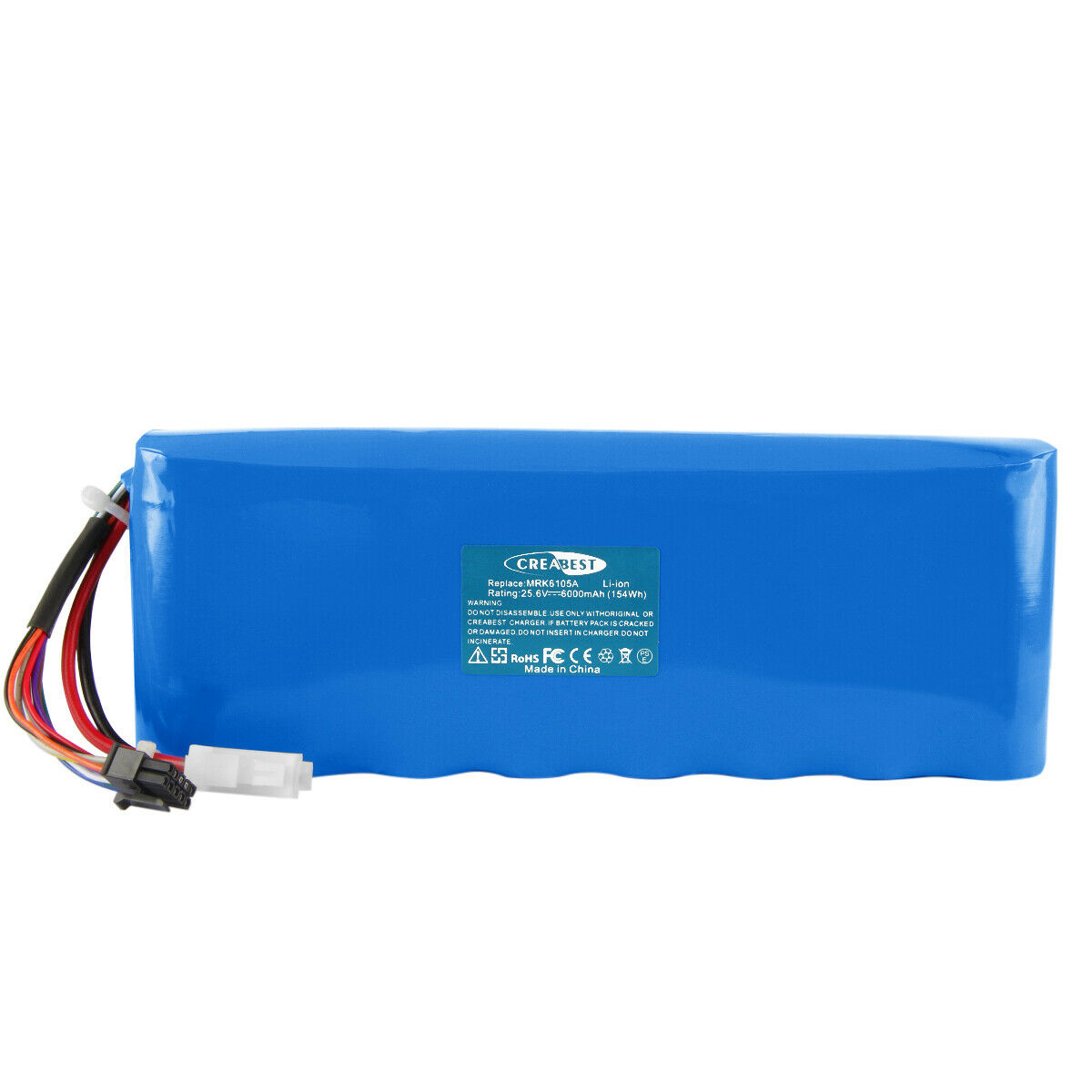 6Ah 25.6V Li-Ion-Akku für Robomow BAT6000A MRK6103A XR3 3000 RS630 RS622